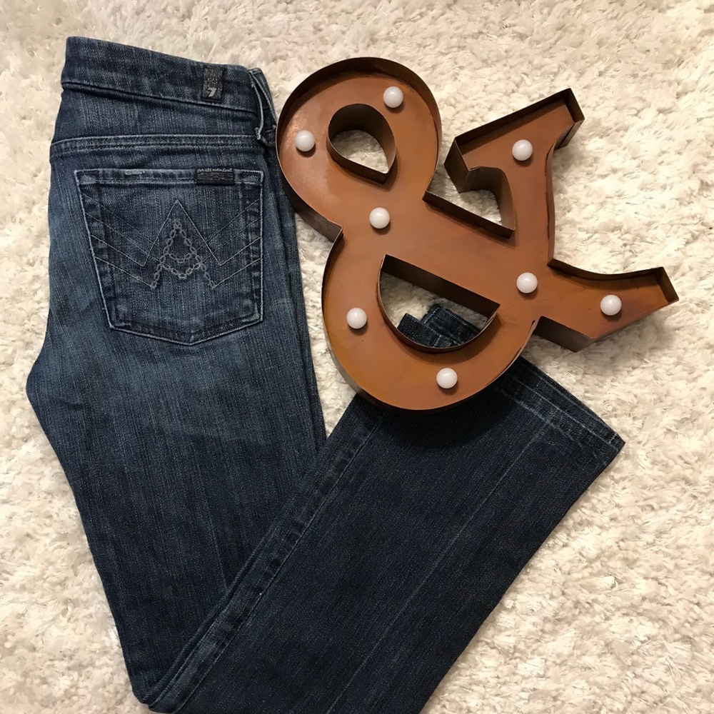 7 for all mankind “A” pocket size 27 jeans